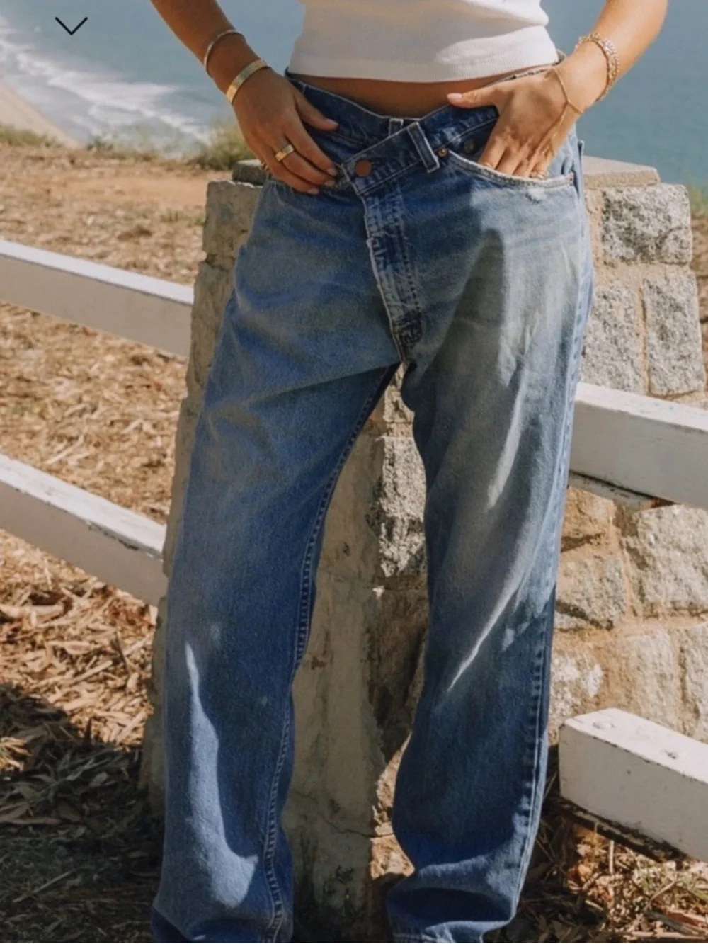 PARKE x Daily Drills Crossover Jean Large 31/32 Baggy Distressed - Picture 2 of 15